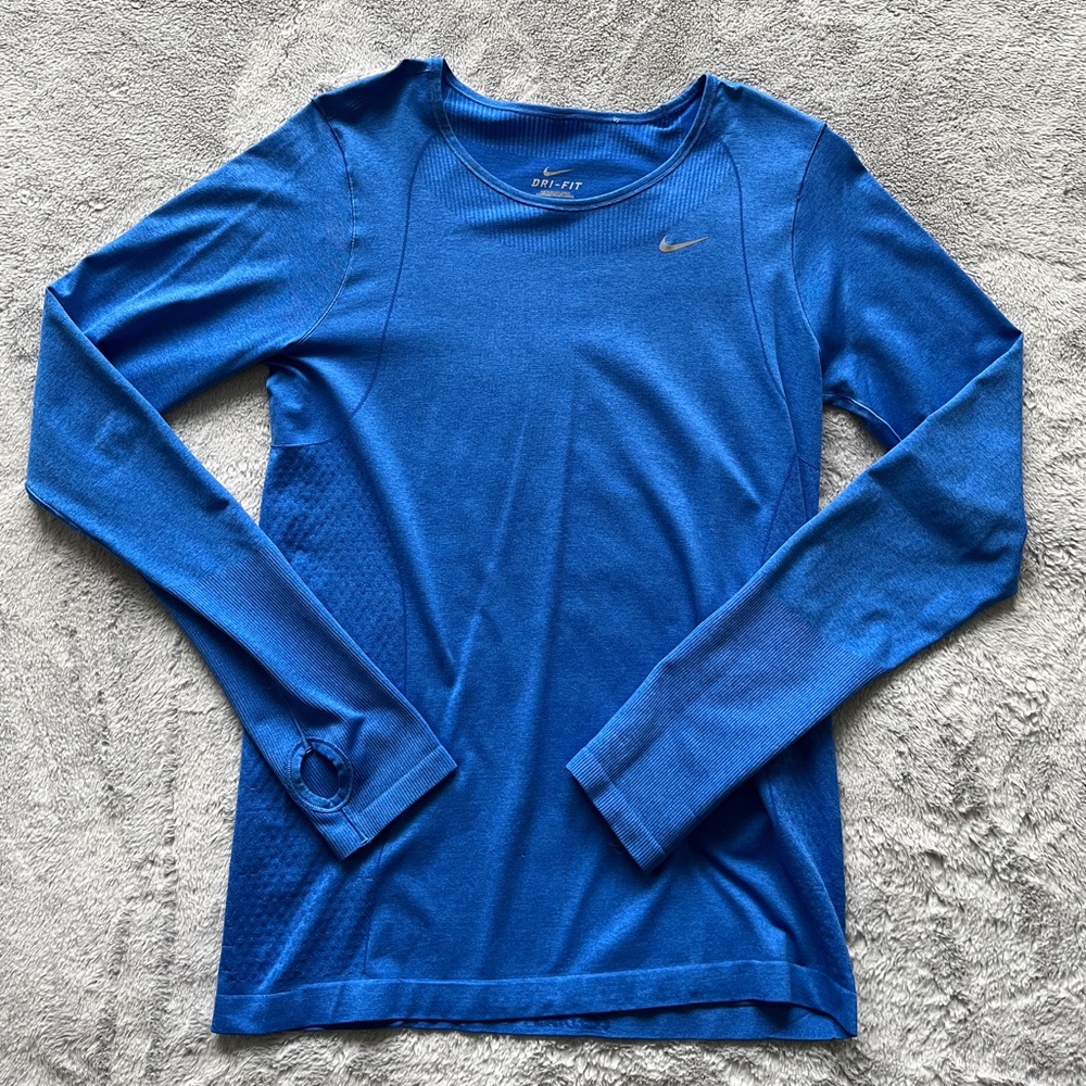 Nike Running Blue L long-sleeve T-shirt